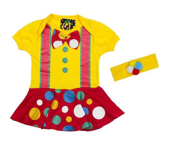 saia palhaço feminina