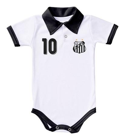 Body Santos Polo Branco Torcida Baby Menor preço em Body Santos Polo Branco Torcida Baby