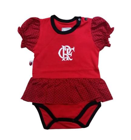 Body Vestido Flamengo Bolinhas Oficial - Revedor