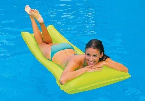 Boia Colchão Inflável Bronzeador Neon - Intex Menor preço em Boia Colchão Inflável Bronzeador Neon - Intex