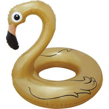 Boia de Flamingo Dourado Gigante Inflável para Piscina 106 cm - Bel fix Menor preço em Boia de Flamingo Dourado Gigante Inflável para Piscina 106 cm - Bel fix