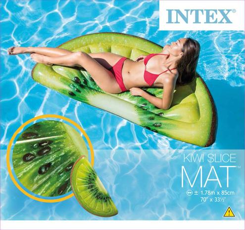 Boia Divertida Colchão Inflável para Piscina Pedaço de Kiwi Intex Menor preço em Boia Divertida Colchão Inflável para Piscina Pedaço de Kiwi Intex