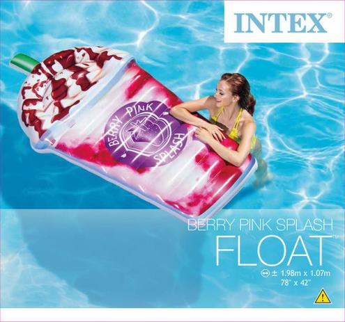 Boia Gigante Colorida Colchão Inflável para Piscina Temática Milk Shake Intex Menor preço em Boia Gigante Colorida Colchão Inflável para Piscina Temática Milk Shake Intex