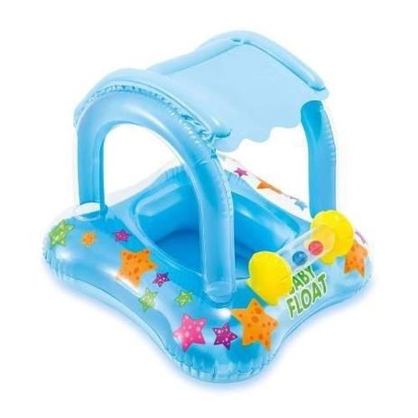 Boia Infantil com Cobertura Baby Float Intex até 15kg 56581 Menor preço em Boia Infantil com Cobertura Baby Float Intex até 15kg 56581