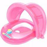 Boia Infantil Fralda Piscina Praia Com Cobertura ( Rosa ) - Bastway Menor preço em Boia Infantil Fralda Piscina Praia Com Cobertura ( Rosa ) - Bastway