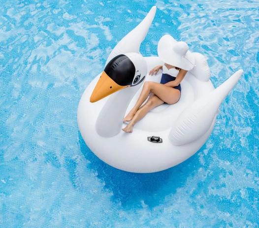Boia Inflável Adulto Cisne Branco Grande Piscina Intex 56287 Menor preço em Boia Inflável Adulto Cisne Branco Grande Piscina Intex 56287