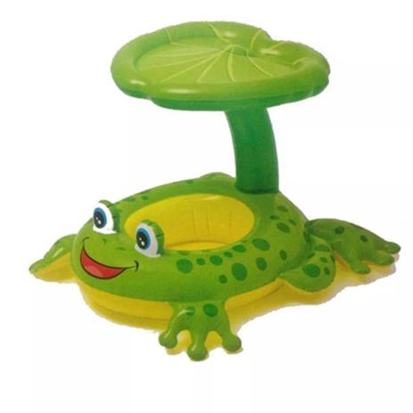 Boia Inflável Baby Bote Sapinho Com Cobertura - Intex Menor preço em Boia Inflável Baby Bote Sapinho Com Cobertura - Intex