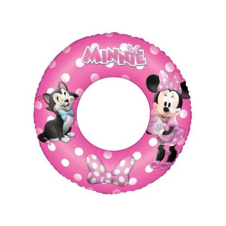 Boia inflável circular infantil minnie rosa disney - bestway - Zein import Menor preço em Boia inflável circular infantil minnie rosa disney - bestway - Zein import