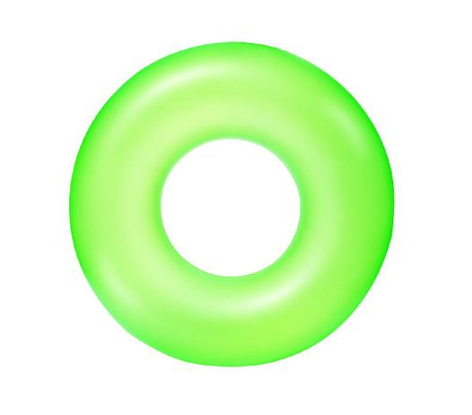 Boia inflável circular infantil neon transparente 76cm - Zein import Menor preço em Boia inflável circular infantil neon transparente 76cm - Zein import