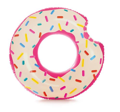 Boia Inflável de Piscina Donut Gigante Rosa 110 cm Intex Menor preço em Boia Inflável de Piscina Donut Gigante Rosa 110 cm Intex