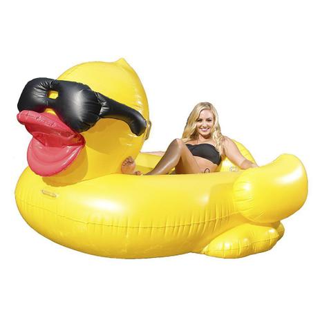 Boia Inflável de Piscina Pato de Óculos Gigante - Bel fix Menor preço em Boia Inflável de Piscina Pato de Óculos Gigante - Bel fix