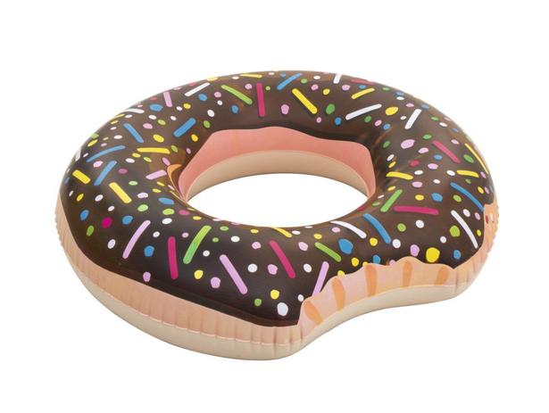 Boia Inflavel Divertida Donuts Gigante de Chocolate Bestway Menor preço em Boia Inflavel Divertida Donuts Gigante de Chocolate Bestway
