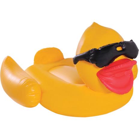 Boia Inflável Especial Gigante Adulto- Pato de Óculos- 177600- Belfix- Amarela Menor preço em Boia Inflável Especial Gigante Adulto- Pato de Óculos- 177600- Belfix- Amarela