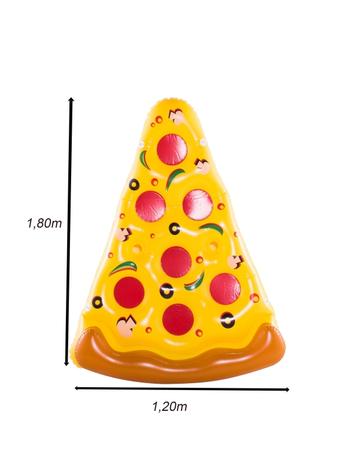 Boia Inflável Especial Gigante Pizza Slice Piscina Belfix Menor preço em Boia Inflável Especial Gigante Pizza Slice Piscina Belfix