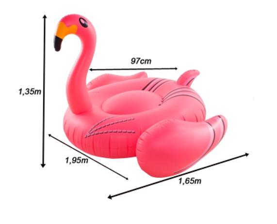 Boia Inflável Especial Gigante Redonda Flamingo Belfix Menor preço em Boia Inflável Especial Gigante Redonda Flamingo Belfix