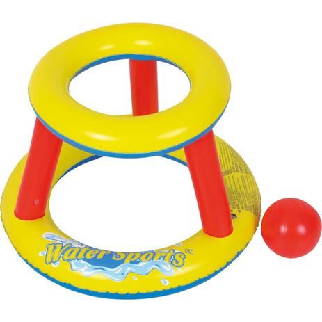 Boia Inflavel KIT Basquete Pontaria 74X74X52 - Jilong Menor preço em Boia Inflavel KIT Basquete Pontaria 74X74X52 - Jilong