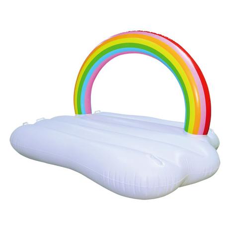 Boia Inflável Piscina Gigante Colchão com Arco-Íris - Belfix Menor preço em Boia Inflável Piscina Gigante Colchão com Arco-Íris - Belfix