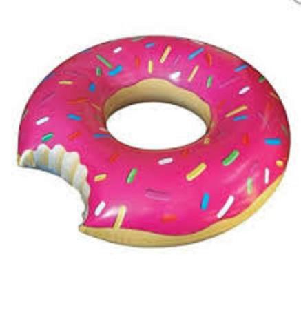 Boia Inflável Rosquinha Donuts Rosa - Bel lazer Menor preço em Boia Inflável Rosquinha Donuts Rosa - Bel lazer
