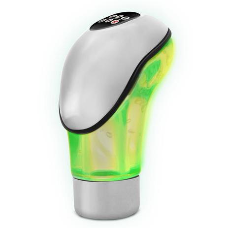 Bola de Câmbio Manopla Naja Universal Cromada LED Verde Tuning - Serauto Menor preço em Bola de Câmbio Manopla Naja Universal Cromada LED Verde Tuning - Serauto