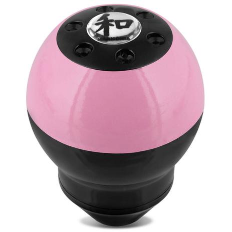 Bola de Cambio Manopla Tuning Universal Preto e Rosa Acabamento Perfeito - Serauto Menor preço em Bola de Cambio Manopla Tuning Universal Preto e Rosa Acabamento Perfeito - Serauto