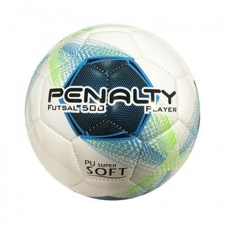 Bola de Futsal Player 500 VIII Costurada Azul - Penalty Menor preço em Bola de Futsal Player 500 VIII Costurada Azul - Penalty