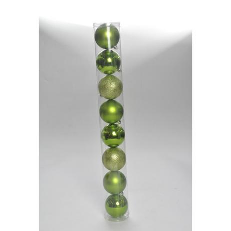 Bola De Natal P/ Árvore Brilho Glitter 7Cm C/ 8 Pçs Verde - Cromus Menor preço em Bola De Natal P/ Árvore Brilho Glitter 7Cm C/ 8 Pçs Verde - Cromus