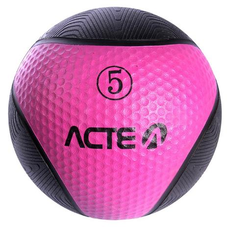 Bola de Peso Medicine Ball 5KG Rosa - ACTE T105 - Acte sports Menor preço em Bola de Peso Medicine Ball 5KG Rosa - ACTE T105 - Acte sports