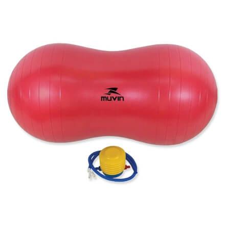 Bola de Pilates Peanut 90cm x 45cm BLG-500 - Vermelho - Mu - Muvin Menor preço em Bola de Pilates Peanut 90cm x 45cm BLG-500 - Vermelho - Mu - Muvin