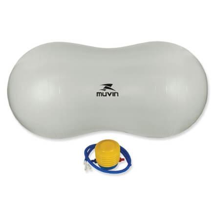 Bola de Pilates Peanut Feijão 90cm x 45cm Cinza - Muv - Muvin Menor preço em Bola de Pilates Peanut Feijão 90cm x 45cm Cinza - Muv - Muvin