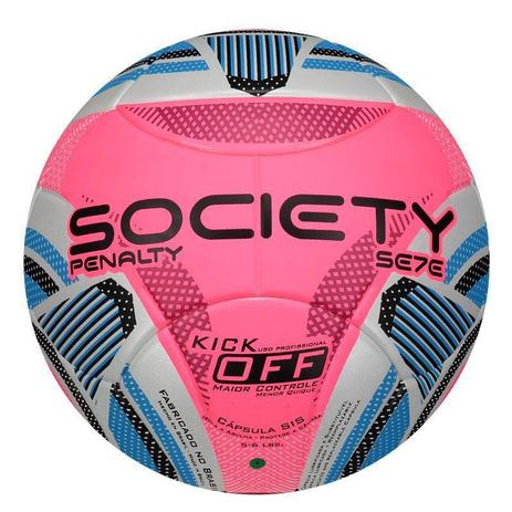 Bola de Society Penalty Se7e R3 KO IX Rosa Menor preço em Bola de Society Penalty Se7e R3 KO IX Rosa