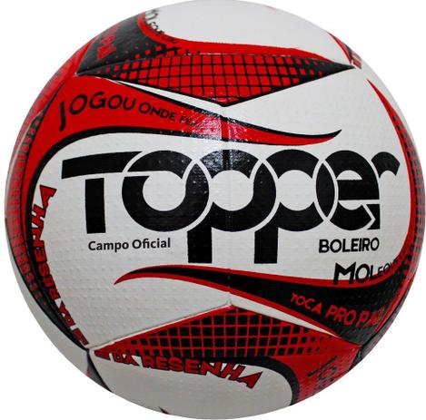 Bola Futebol de Campo Boleiro Branco/Vermelho 2019 - Topper é ruim? Bola Futebol de Campo Boleiro Branco/Vermelho 2019 - Topper é boa?