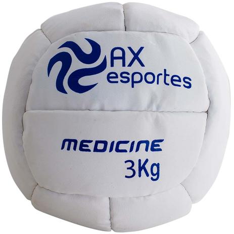 Bola Medicine Ball 3 Kg AX Esportes Costurada - 530093 Menor preço em Bola Medicine Ball 3 Kg AX Esportes Costurada - 530093