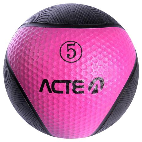 Bola Medicine Ball 5Kg Em Borracha T105 Acte Menor preço em Bola Medicine Ball 5Kg Em Borracha T105 Acte