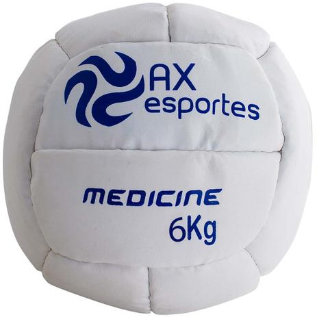 Bola Medicine Ball 6 Kg AX Esportes Costurada - 530097 Menor preço em Bola Medicine Ball 6 Kg AX Esportes Costurada - 530097