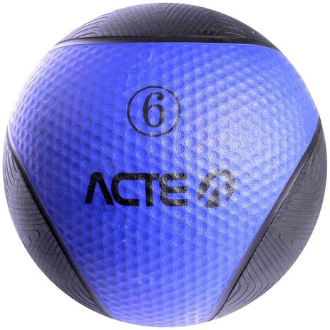 Bola Medicine Ball 6Kg Em Borracha T106 Acte Menor preço em Bola Medicine Ball 6Kg Em Borracha T106 Acte