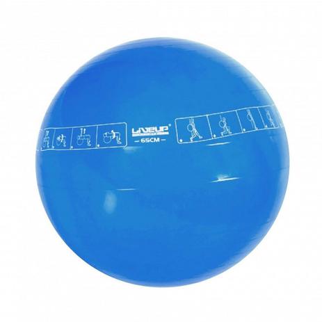 Bola Suiça com Ilustração - 65cm - Azul - Live up Menor preço em Bola Suiça com Ilustração - 65cm - Azul - Live up