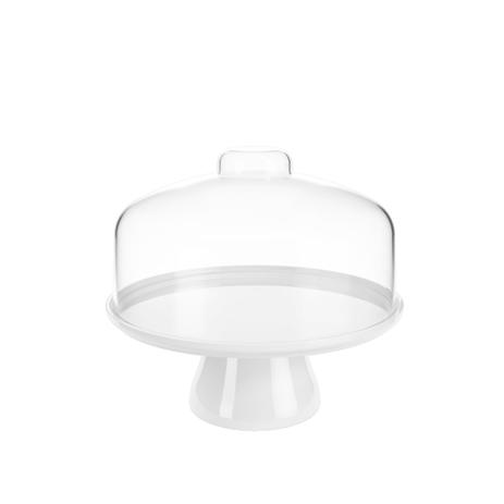 Boleira Cake Com Cúpula 25 cm Branco Coza - Brinox Menor preço em Boleira Cake Com Cúpula 25 cm Branco Coza - Brinox