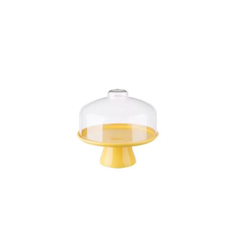 Boleira com Cúpula Cake Amarelo 19,5 x 19,5 x 18 cm - Coza - Brinox Menor preço em Boleira com Cúpula Cake Amarelo 19,5 x 19,5 x 18 cm - Coza - Brinox