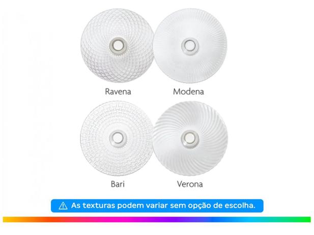 Boleira de Vidro Redonda com Tampa de Plástico - Ruvolo 32cm