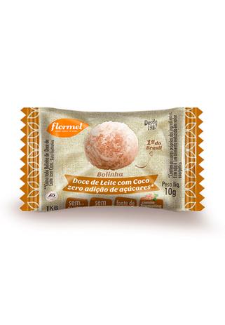 Bolinha de Doce de Leite com Coco - 10 g - Flormel Menor preço em Bolinha de Doce de Leite com Coco - 10 g - Flormel