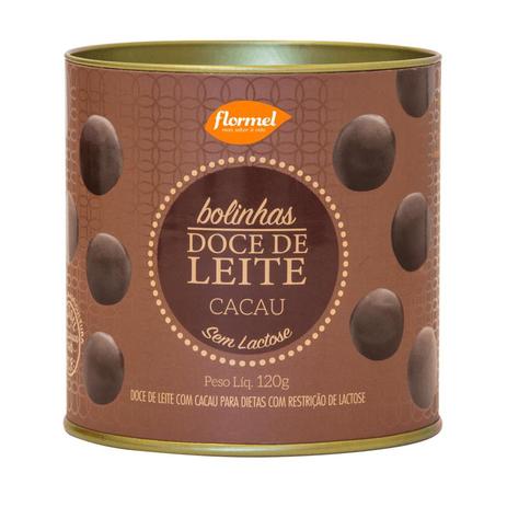 Bolinha Doce de Leite com Cacau Zero Lactose 120g - Flormel Menor preço em Bolinha Doce de Leite com Cacau Zero Lactose 120g - Flormel