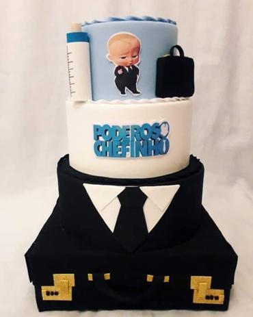 Bolo Fake Poderoso Chefinho Nana Ballow Decoracao De Festa Magazine Luiza