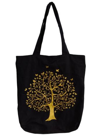 ella printed micro tote bolsa