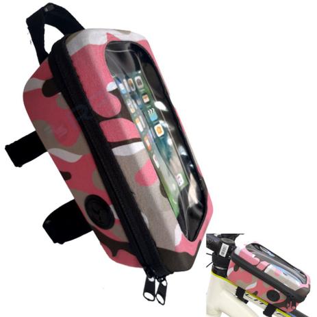 Bolsa Bag Case De Quadro Bike Celular Smartphone Ciclismo Porta Objeto Touch Screen 6,5 pol MTB - Bemajjy Menor preço em Bolsa Bag Case De Quadro Bike Celular Smartphone Ciclismo Porta Objeto Touch Screen 6,5 pol MTB - Bemajjy