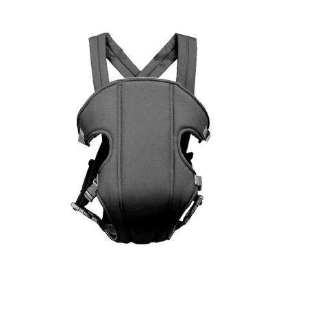 Bolsa Canguru Carrega Bebê c Babador Removível Até 12kg Preto - Importway Menor preço em Bolsa Canguru Carrega Bebê c Babador Removível Até 12kg Preto - Importway