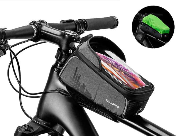 rockbros bike top tube bolsa