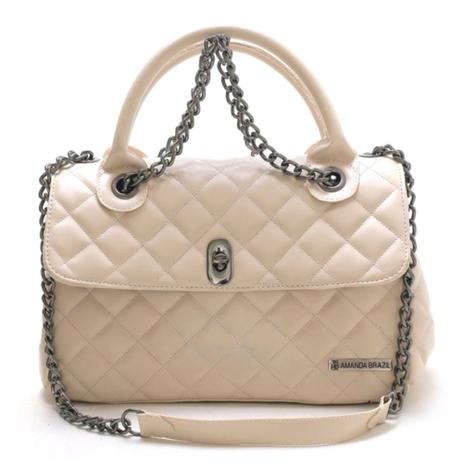 cream top handle bolsa