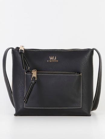 leather medium crossbody bolsa
