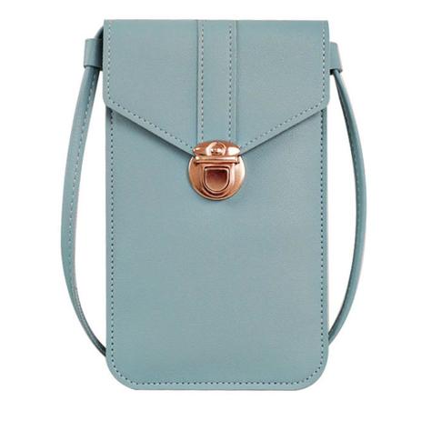 silver across body bolsa