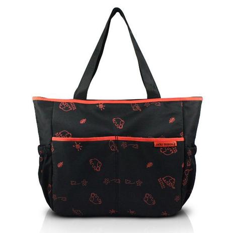 red and black designer bolsa